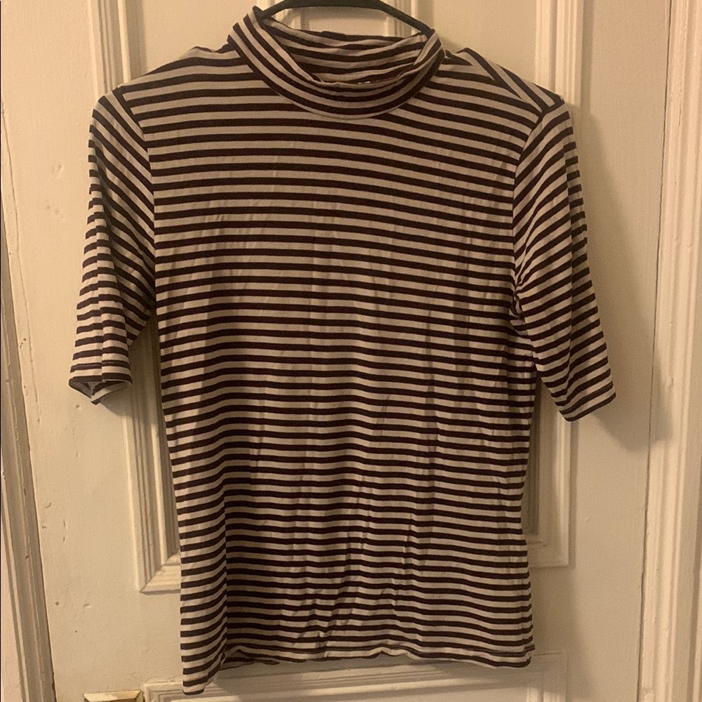 Striped Black and White Shirt